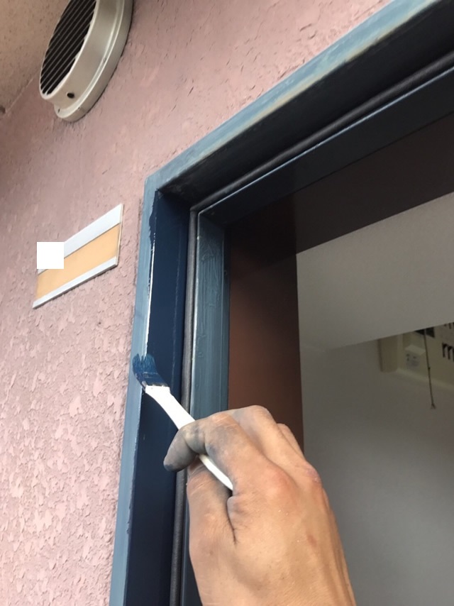 名古屋市北区　マンション玄関ドア　取替工事