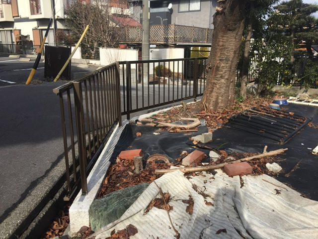 名古屋市緑区 フェンス補修工事