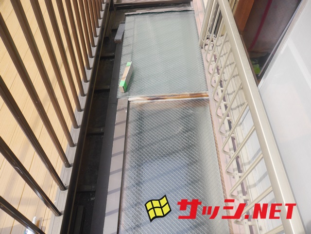 トップライトガラス修理、交換　施工事例　名古屋市緑区