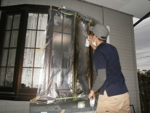 空き巣被害 窓サッシ リペア修理中