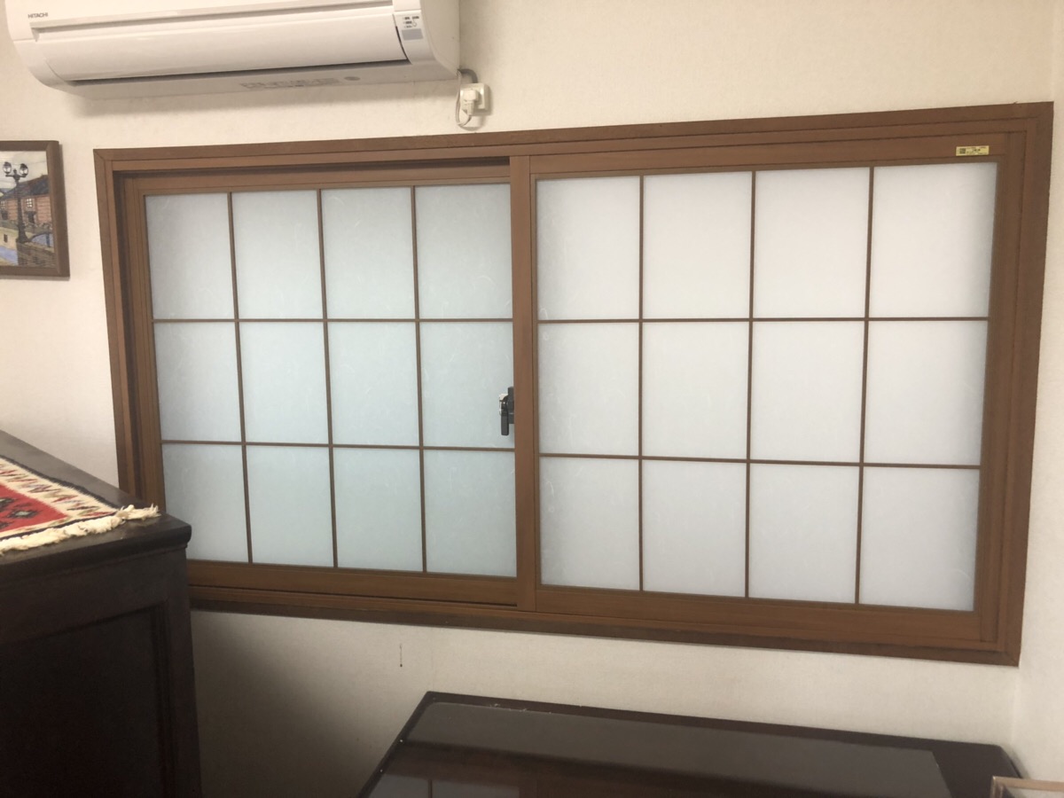 名古屋市西区　内窓取付工事　LIXIL内窓インプラス