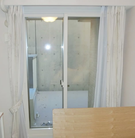 窓の結露対策、防音対策　リクシル内窓インプラス 名古屋市昭和区