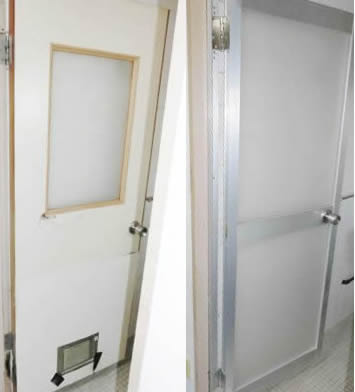【浴室ドア】木製ドアからシンプルな浴室アルミドアへ変身！名古屋市緑区