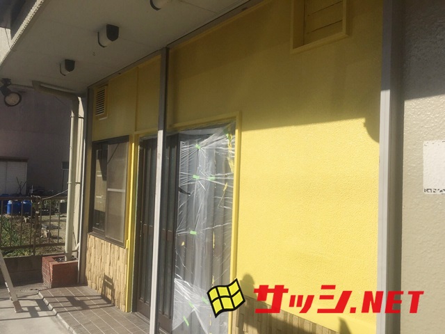 店舗リフォーム　外壁塗装工事　施工事例　名古屋市中川区