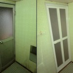 春日井市 浴室ドアの取替工事